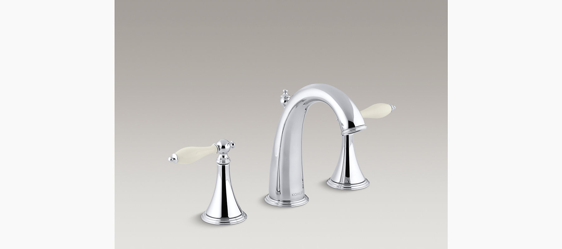 Kohler Finial Traditional Widespread Sink Faucet Kohler